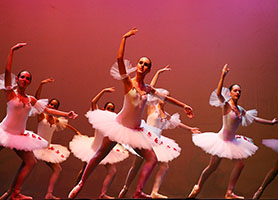 Ballet durante el Festival de Fin de Curso